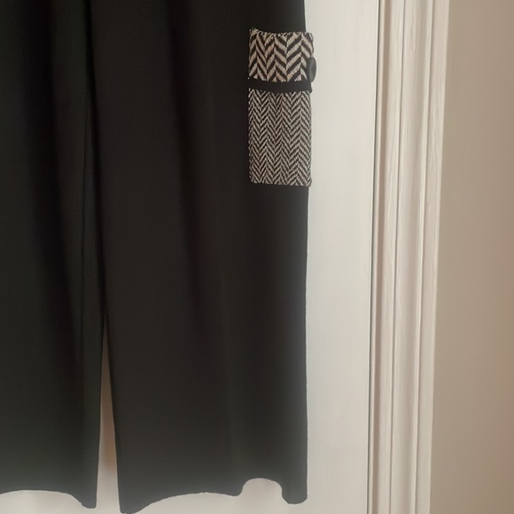 NWOT Roni Bis Pull On Sweater Knit Pant with Leg Pocket LG - Picture 3 of 8
